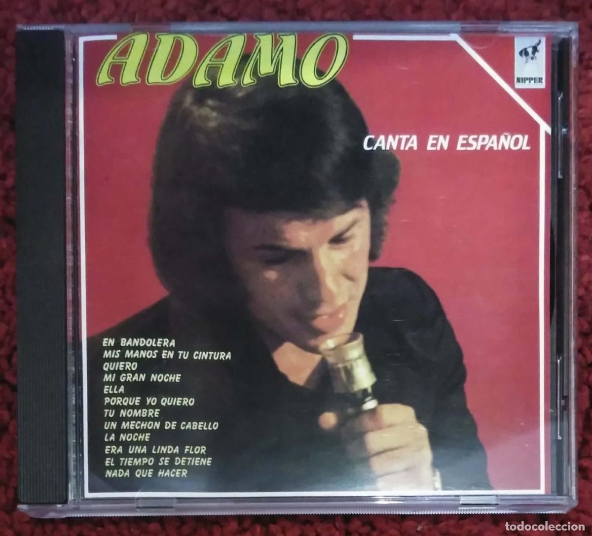 CDs de m&uacute;sica: ADAMO (ADAMO CANTA EN ESPA&Ntilde;OL) CD 1990 - Foto 1