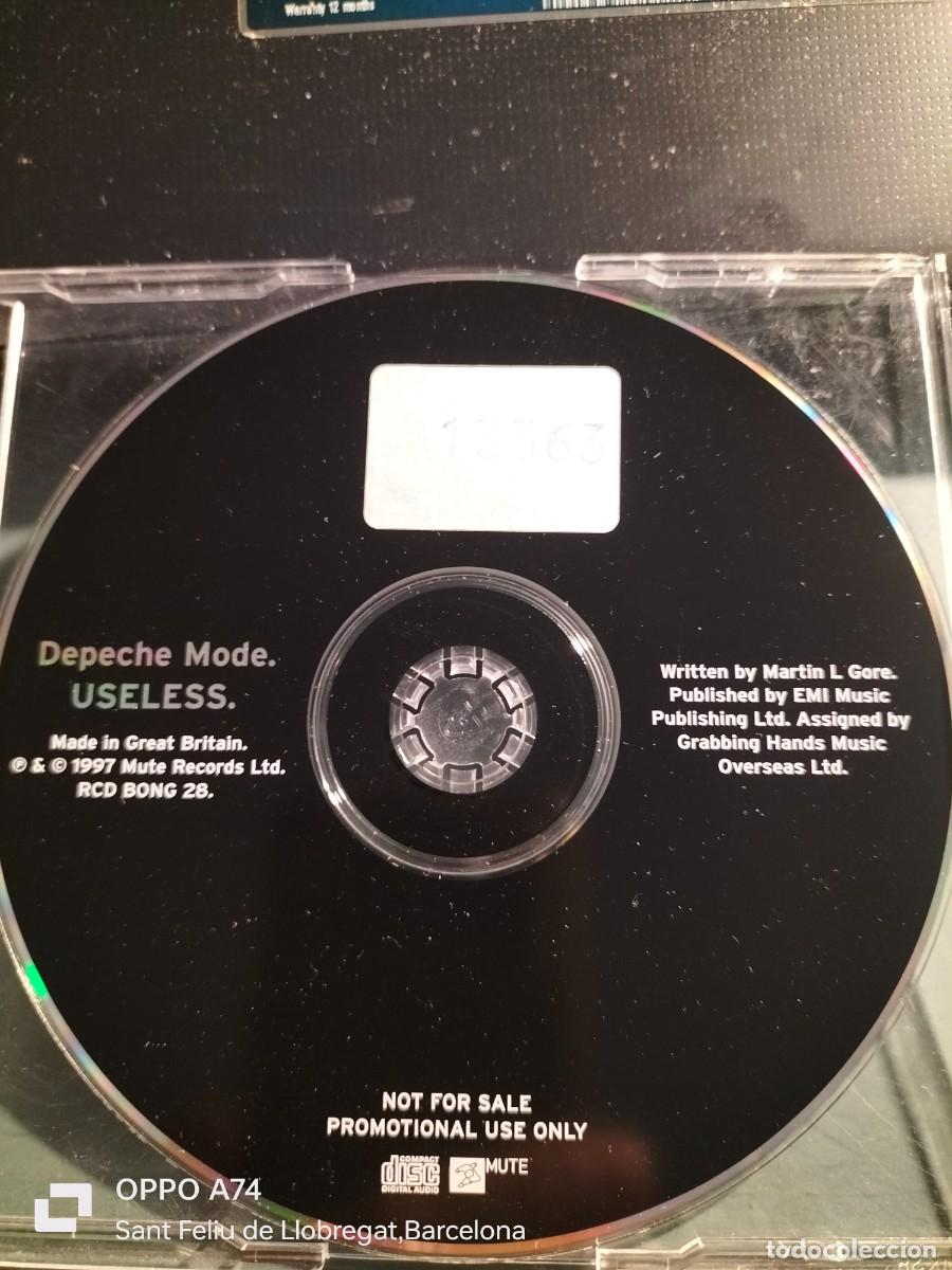 CDs de m&uacute;sica: RAR PROMO SINGLE CD. DEPECHE MODE. USELESS. 3 TRACKS - Foto 3