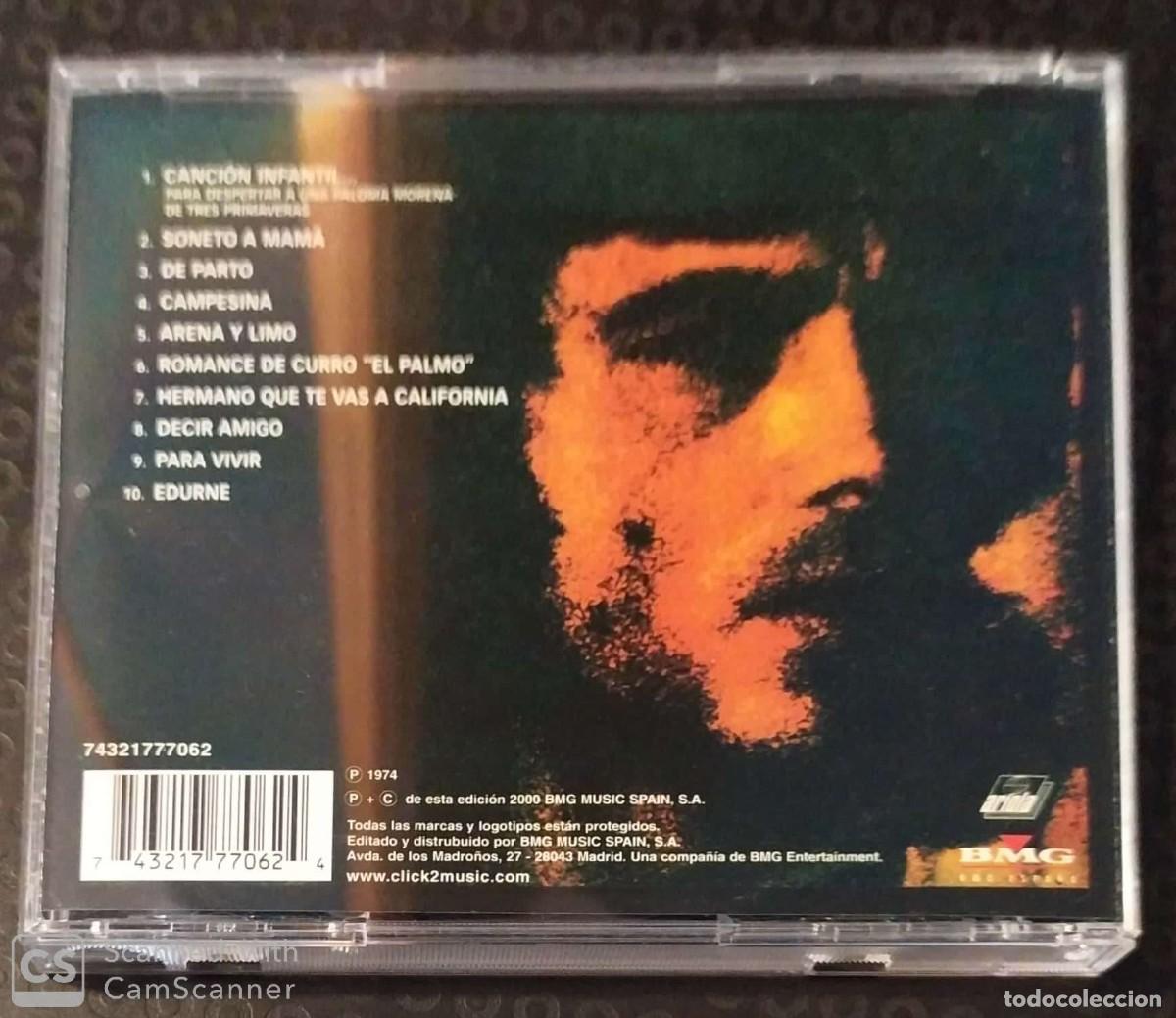 CDs de m&uacute;sica: JOAN MANUEL SERRAT (CANCION INFANTIL) CD 2000 - Foto 2