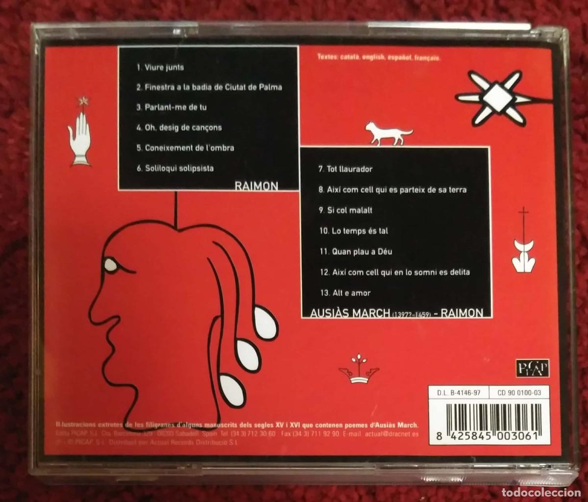CDs de m&uacute;sica: RAIMON (CAN&Ccedil;ONS DE MAI) CD 1997 - Foto 2