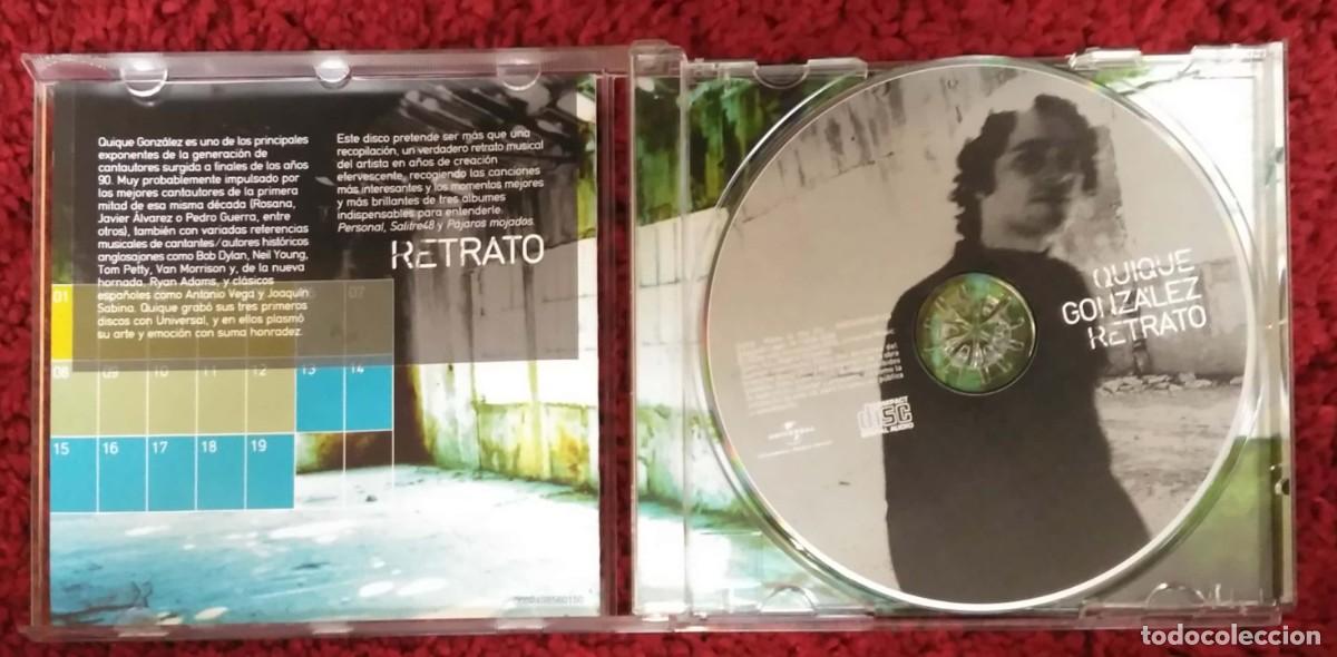 CDs de m&uacute;sica: QUIQUE GONZALEZ (RETRATO) CD 2006 - Foto 3