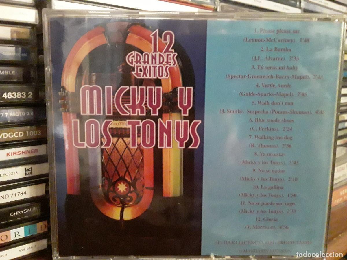 CDs de m&uacute;sica: micky y los tonys , 12 grandes exitos - cd sellado - Foto 2