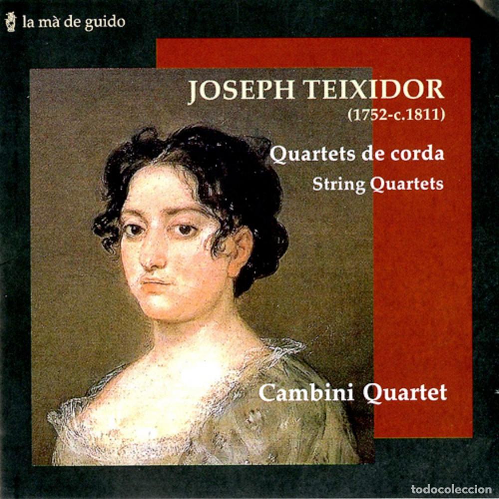 CDs de m&uacute;sica: CD Josep Teixidor - Quartets de corda - Cambini Quartet - Foto 1
