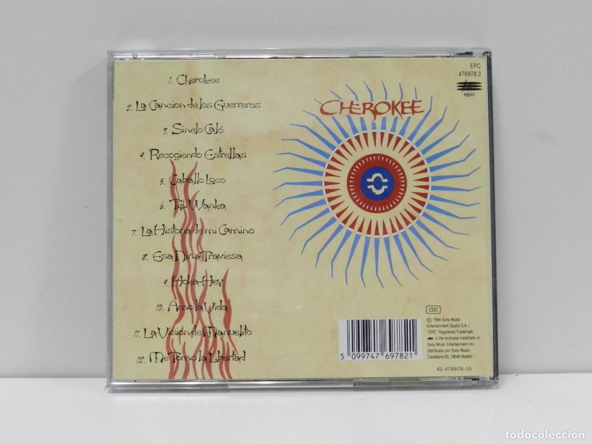 CDs de m&uacute;sica: DISCO CD. Cherokee &ndash; Caballo Loco. COMPACT DISC. - Foto 2