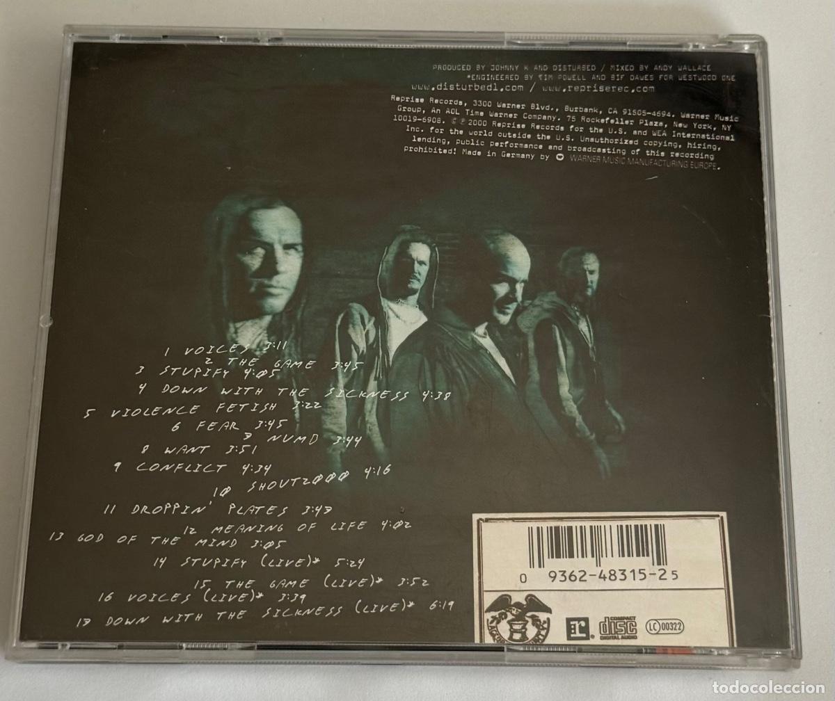 CDs de m&uacute;sica: DISTURBED. THE SICKNESS. 2000. ROCK. - Foto 2