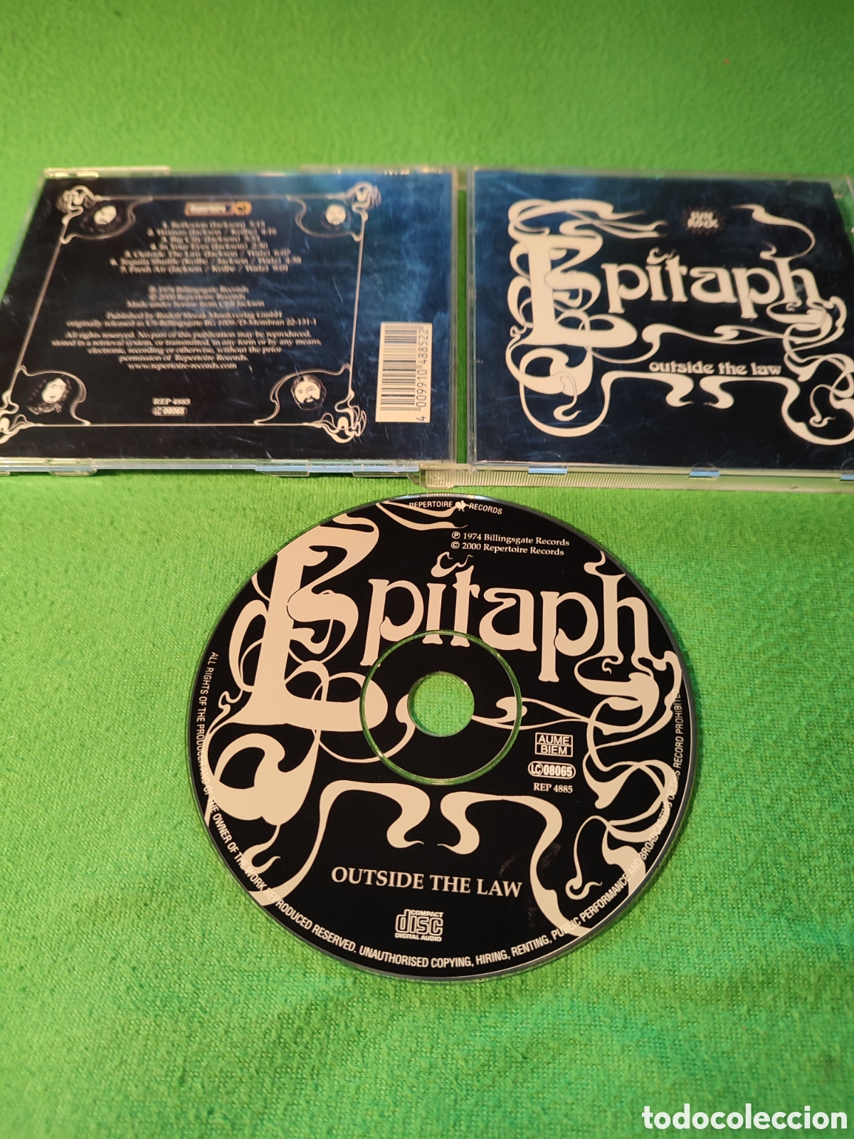 CDs de m&uacute;sica: Epitaph - Outside the law - Foto 2
