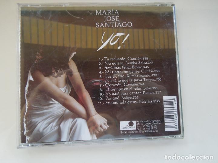 CDs de m&uacute;sica: MARIA JOSE SANTIAGO - YO - CD - Foto 3