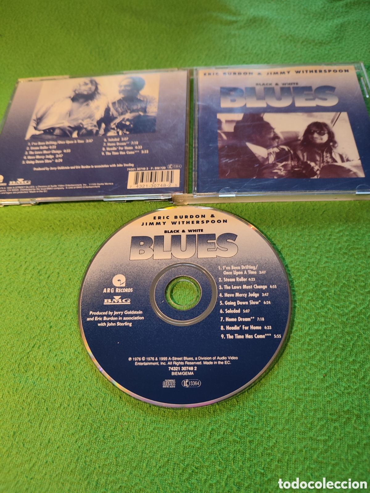 CDs de m&uacute;sica: Eric Burdon & Jimmy Withterspoon - Black & White - Foto 2