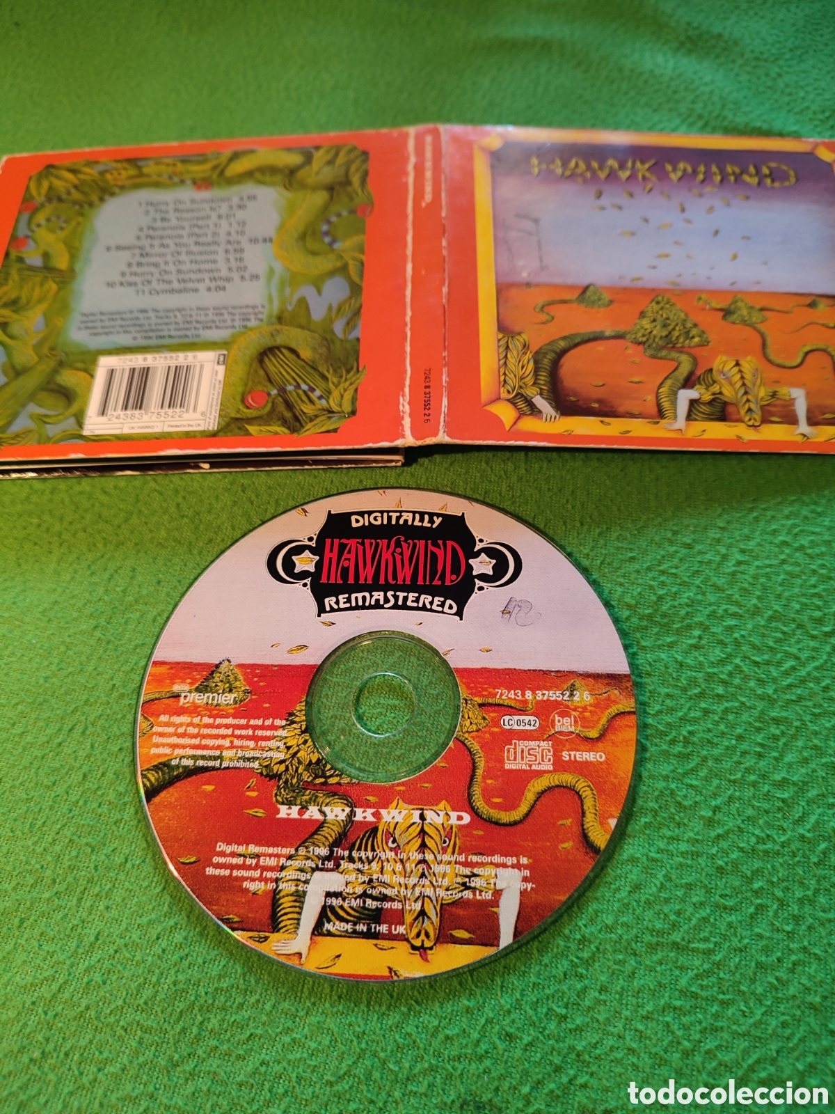 CDs de m&uacute;sica: Hawkwind - Same Edici&oacute;n inglesa - Foto 2