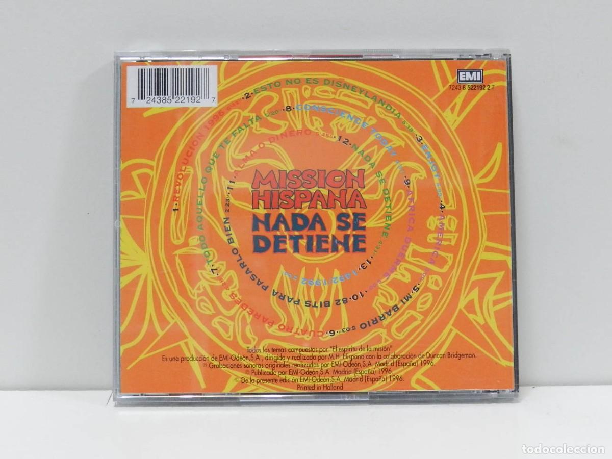 CDs de m&uacute;sica: DISCO CD. Mission Hispana &ndash; Nada Se Detiene. COMPACT DISC. - Foto 2