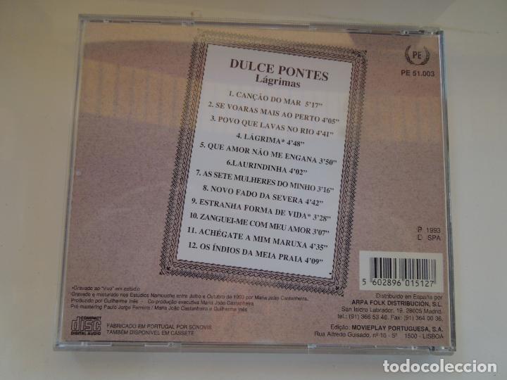 CDs de m&uacute;sica: DULCE PONTES - LAGRIMAS - CD - Foto 4