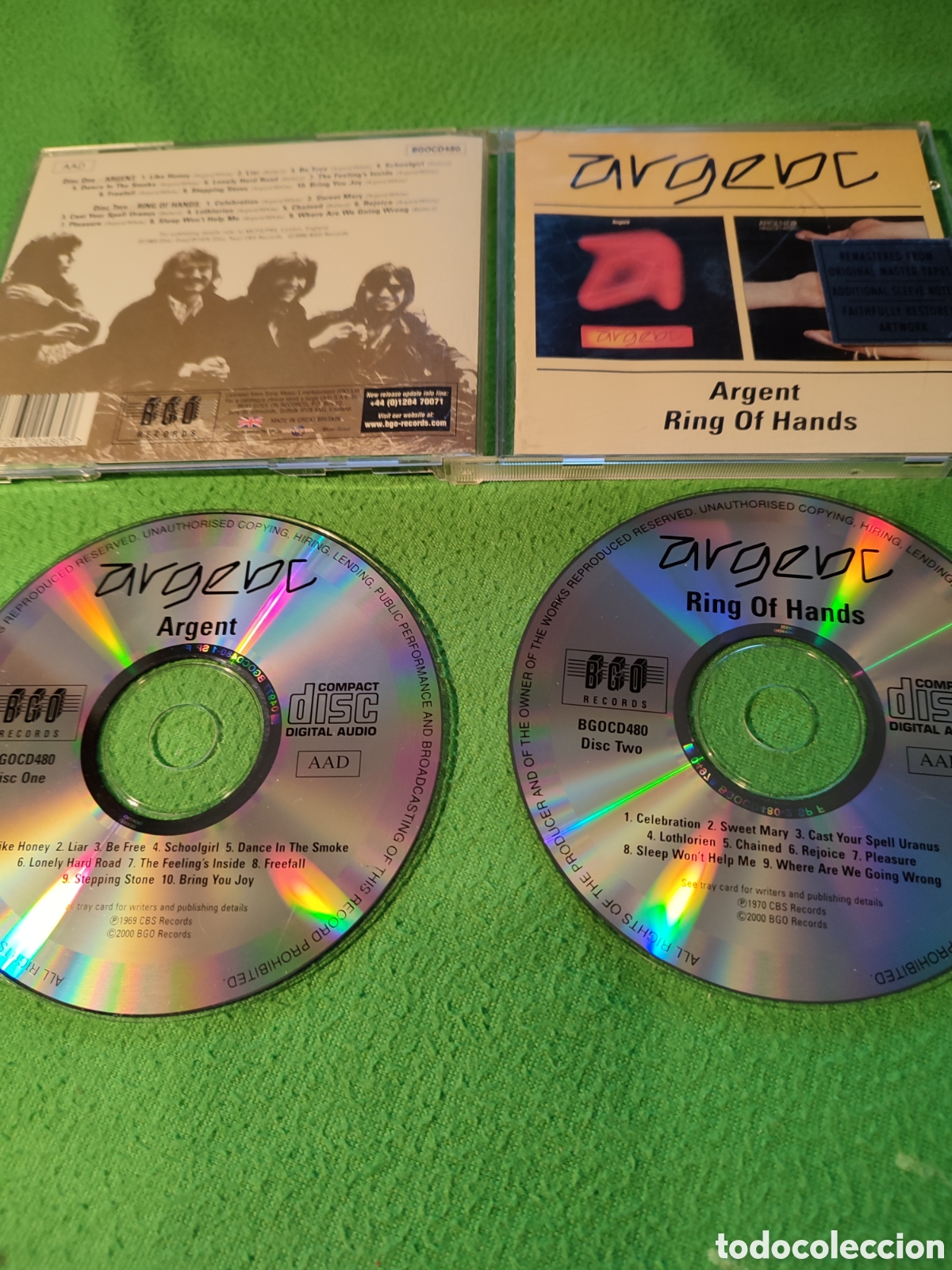 CDs de m&uacute;sica: Argent - Same+ Ring of hand - Foto 2