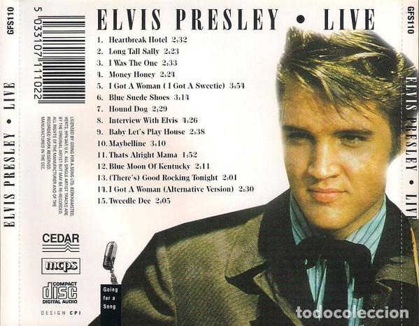 CDs de m&uacute;sica: Elvis Presley &ndash; Live - Foto 2