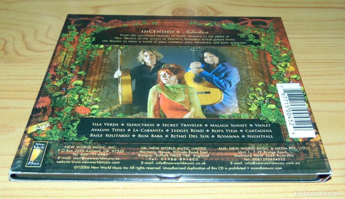 CDs de m&uacute;sica: Incendio &ndash; Seduction - CD DIGIPACK 2006 - Foto 4