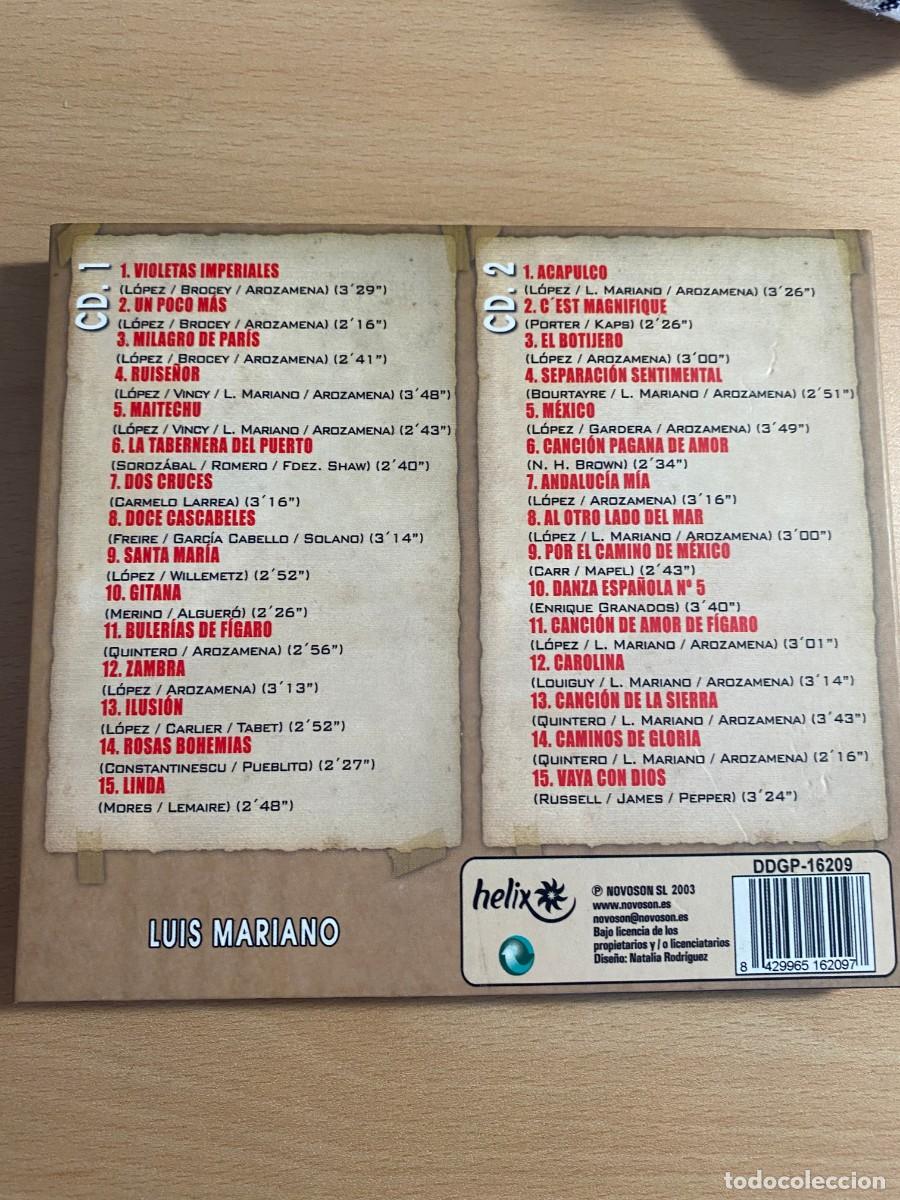 CDs de m&uacute;sica: LUIS MARIANO SU EPOCA DORADA - Foto 2