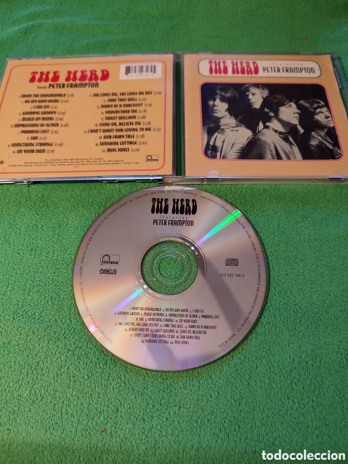 CDs de m&uacute;sica: The Herd - Featuring Peter Frampton - Foto 2