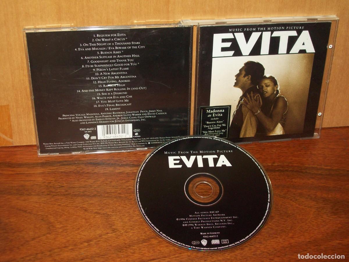 CDs de m&uacute;sica: EVITA - CD BANDA SONORA ORIGINAL BSO - Foto 1