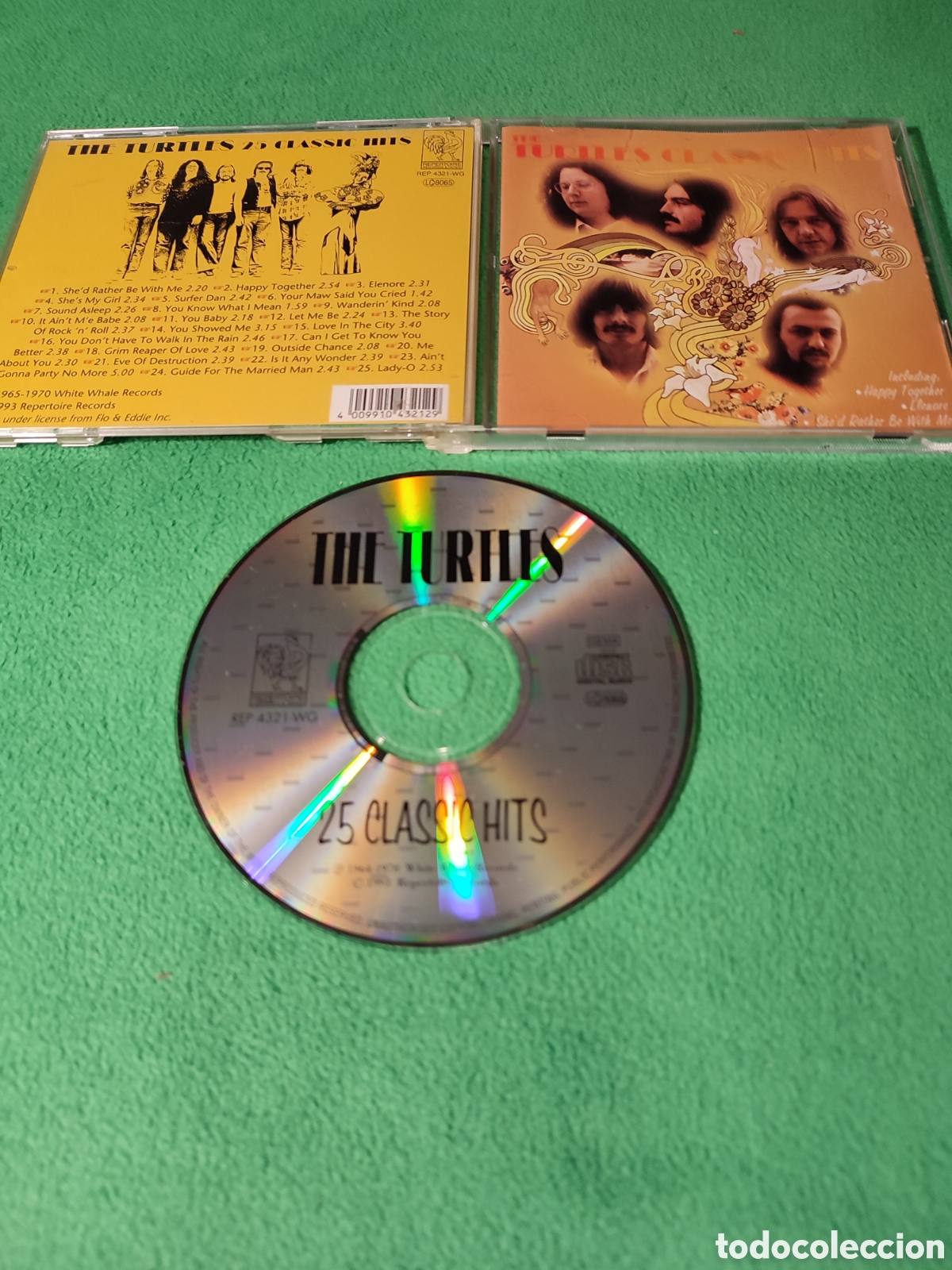 CDs de m&uacute;sica: The Turtles - 25 classics hits - Foto 2