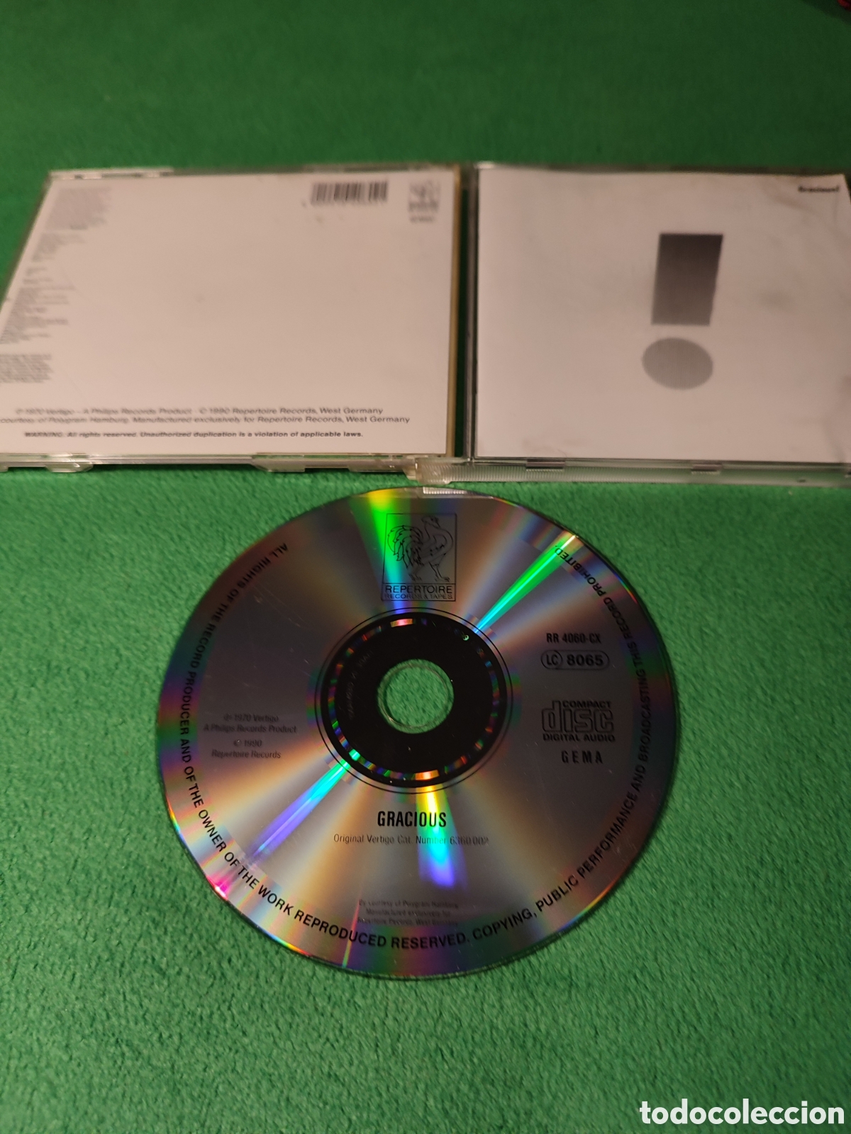 CDs de m&uacute;sica: Gracious - Same - Foto 2
