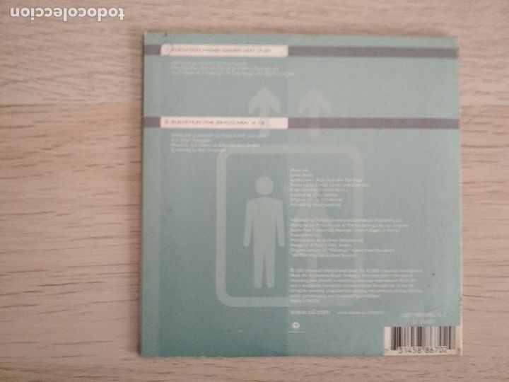 CDs de m&uacute;sica: U2. Elevation (cd single 2001) - Foto 5