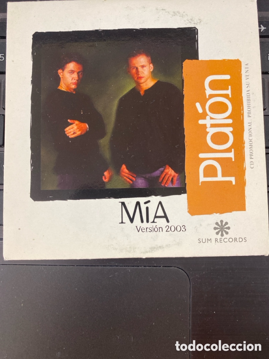 CDs de m&uacute;sica: PLATON - MIA VERSION 2003 CD SINGLE - Foto 1
