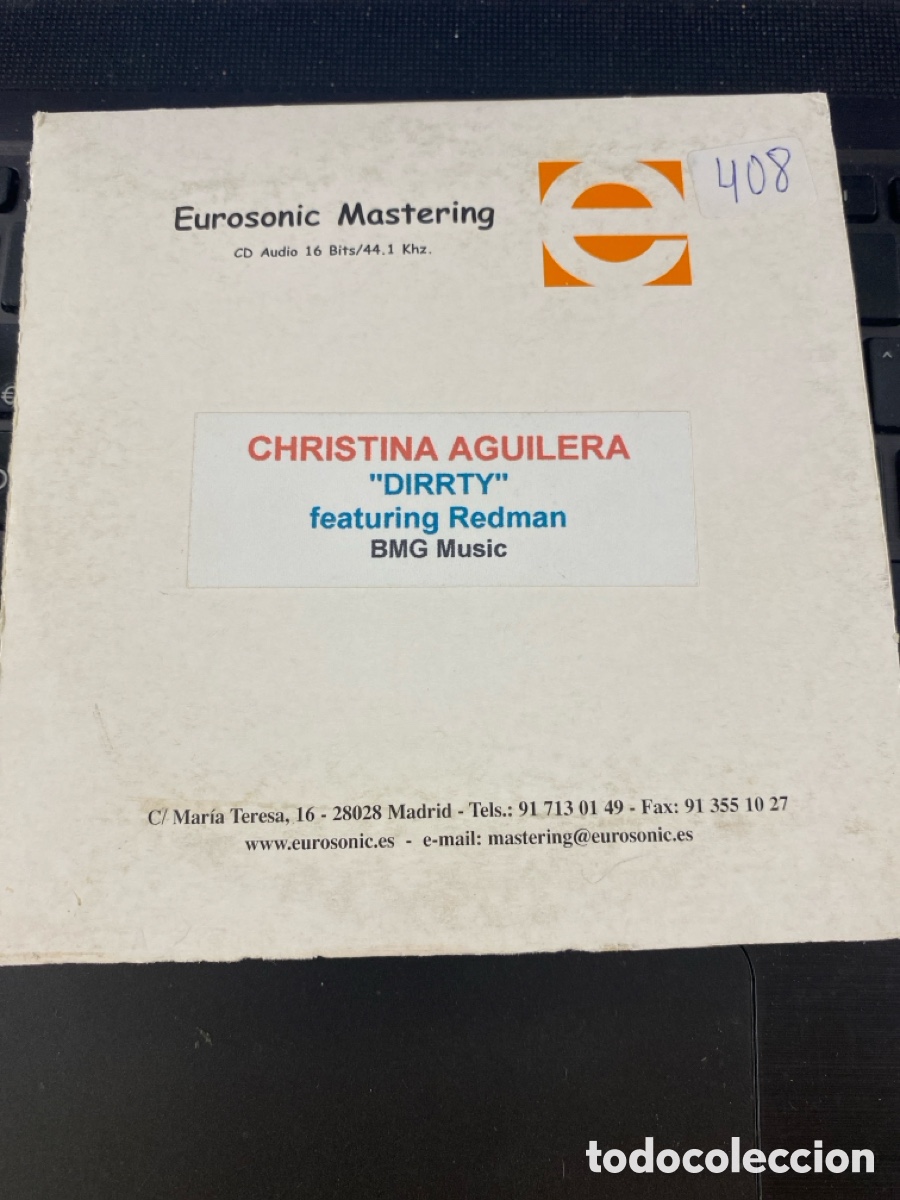 CDs de m&uacute;sica: CHRISTINA AGUILERA - DIRRTY CDR MASTER - Foto 1