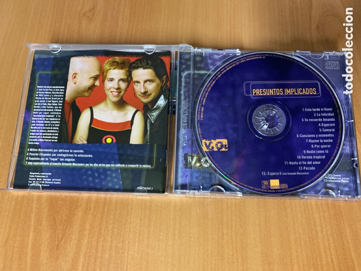 CDs de m&uacute;sica: Presuntos Implicados - Version Original - Foto 3