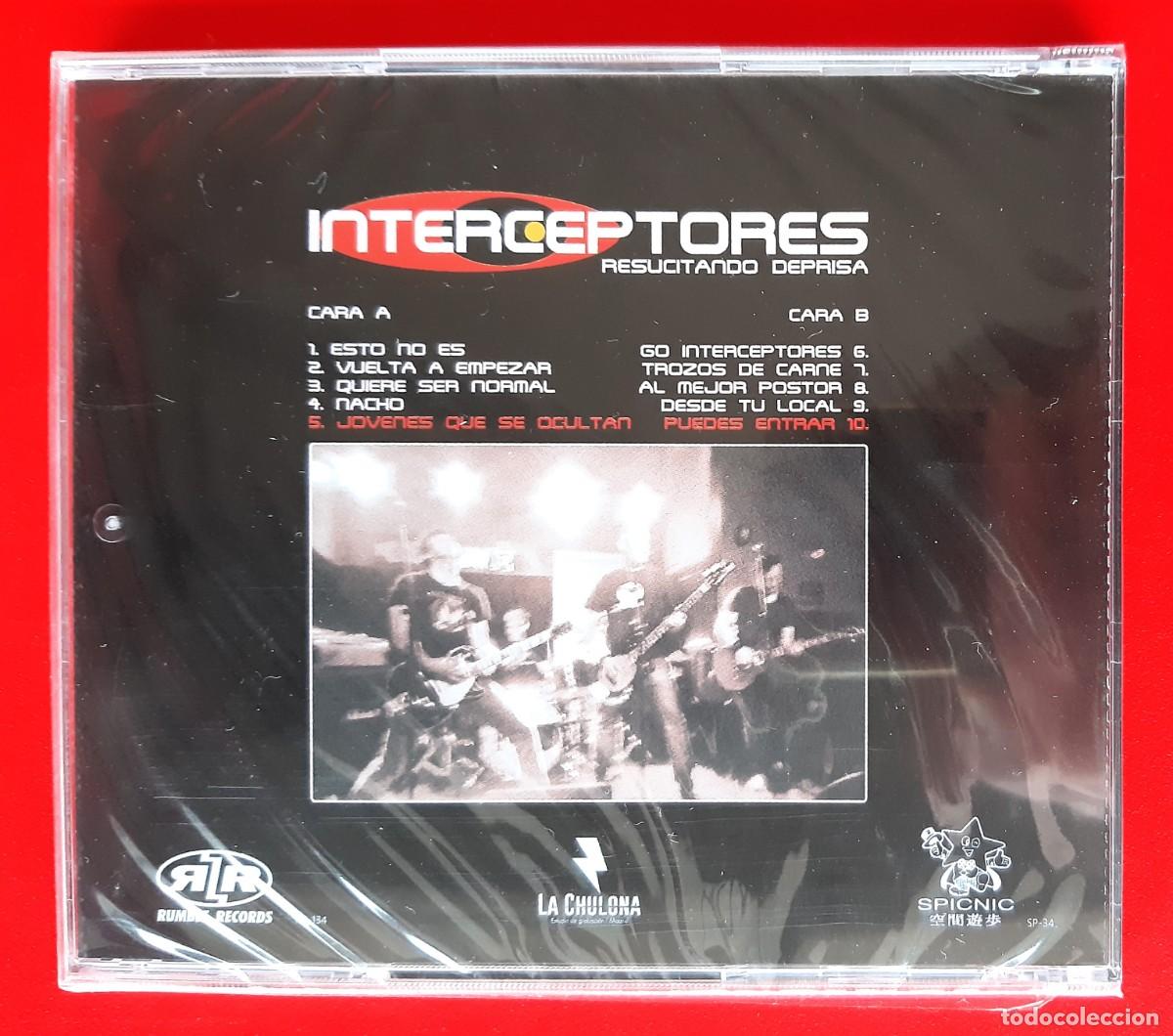CDs de m&uacute;sica: INTERCEPTORES - RESUCITANDO DEPRISA CD - Foto 2