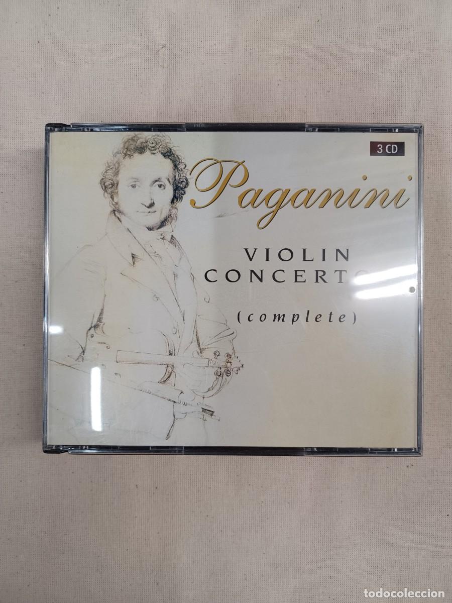 CDs de m&uacute;sica: PAGANINI VIOLIN CONCERTOS COMPLETE. 3 CD S - Foto 1
