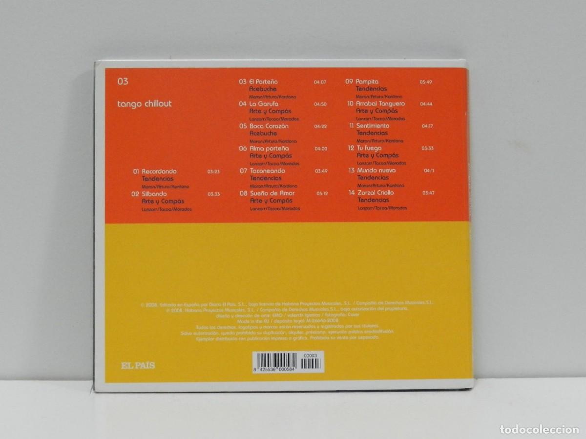 CDs de m&uacute;sica: DISCO CD. Tango Chillout. COMPACT DISC. - Foto 2