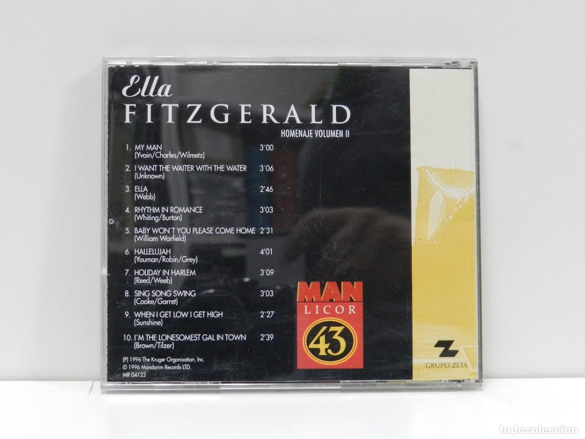 CDs de m&uacute;sica: DISCO CD. Ella Fitzgerald &ndash; Homenaje Vol. 2. COMPACT DISC. - Foto 2