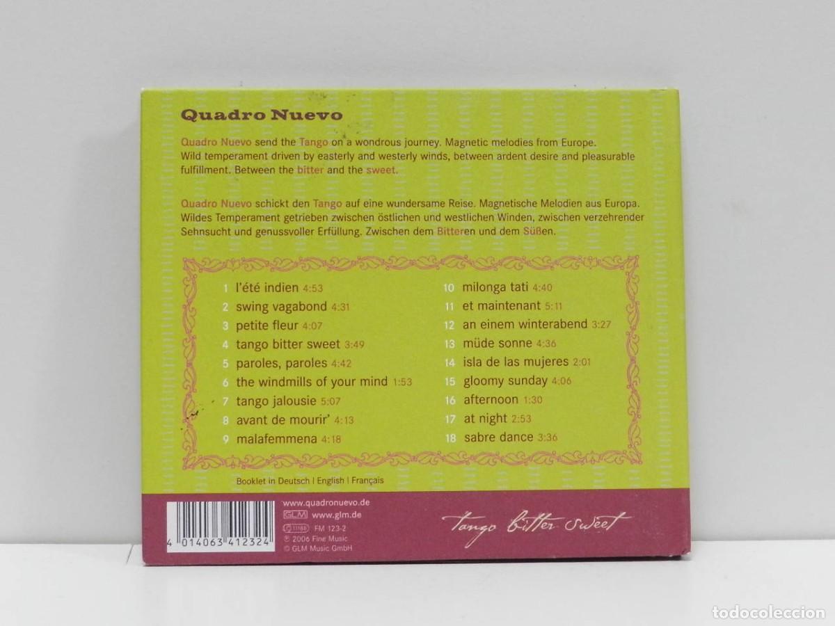 CDs de m&uacute;sica: DISCO CD. Quadro Nuevo &ndash; Tango Bitter Sweet. COMPACT DISC. - Foto 2