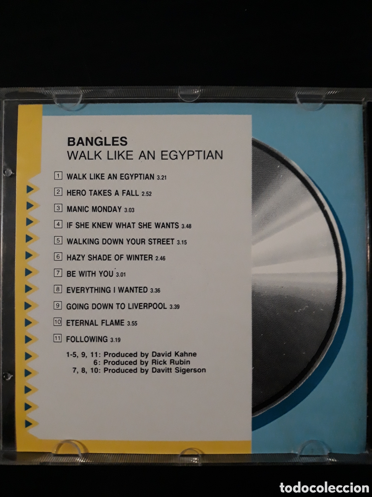 CDs de m&uacute;sica: Bangles&nbsp;&ndash;&nbsp;Walk Like An Egyptian. 1991, Espa&ntilde;a. CD,&nbsp;Compilation - Foto 2