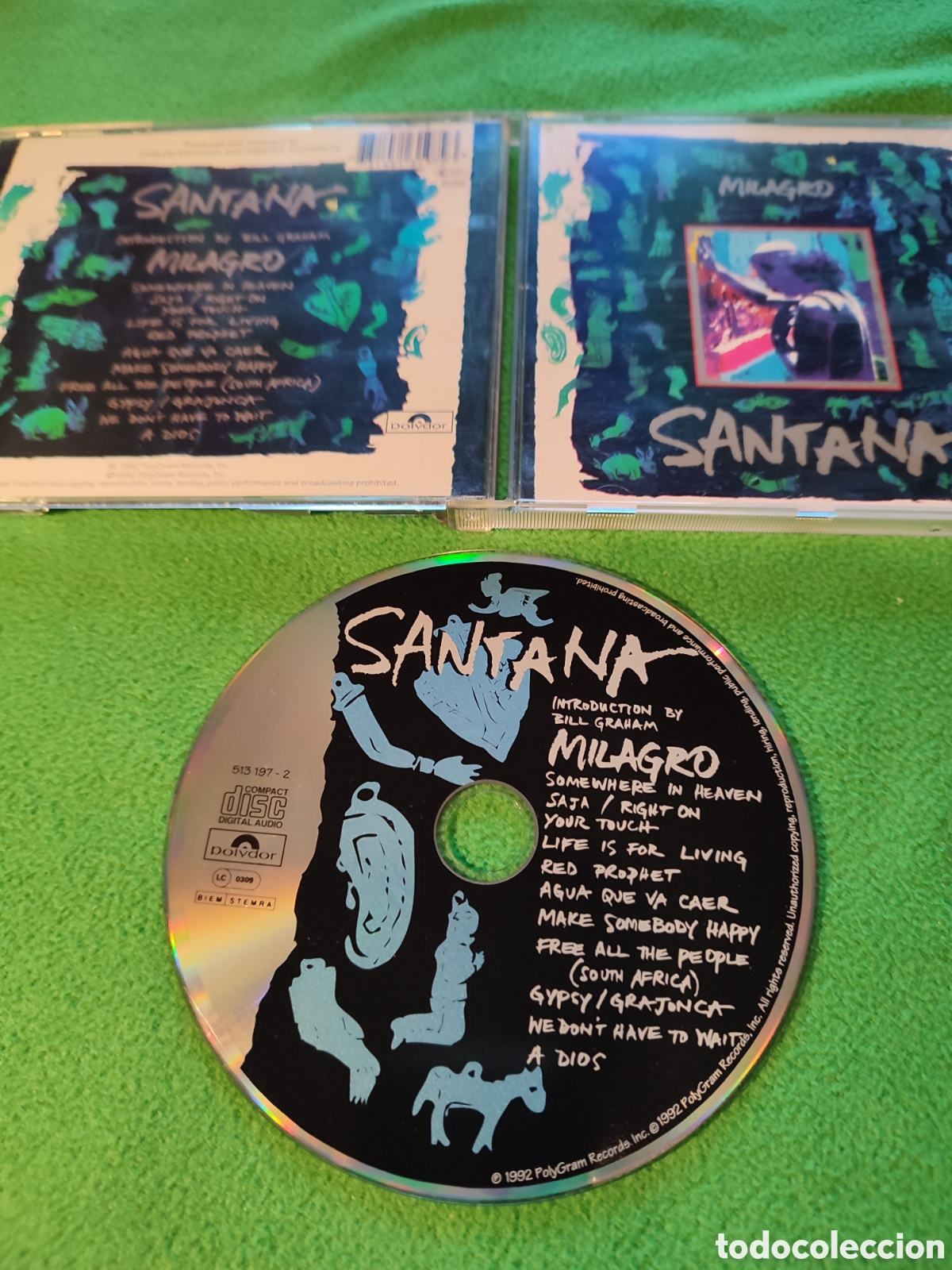 CDs de m&uacute;sica: Santana - Milagro - Foto 2