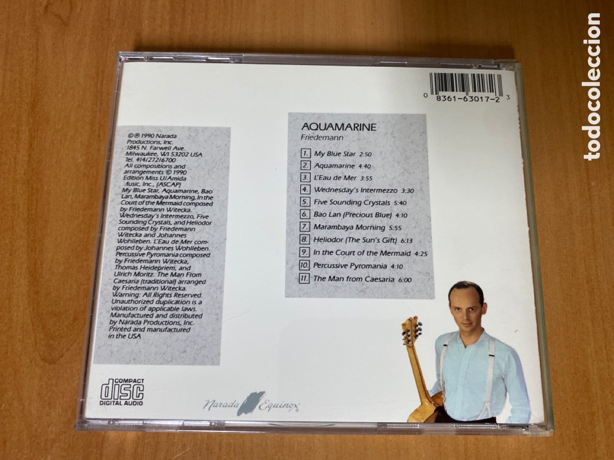 CDs de m&uacute;sica: Friedemann - Aquamarine - Foto 2