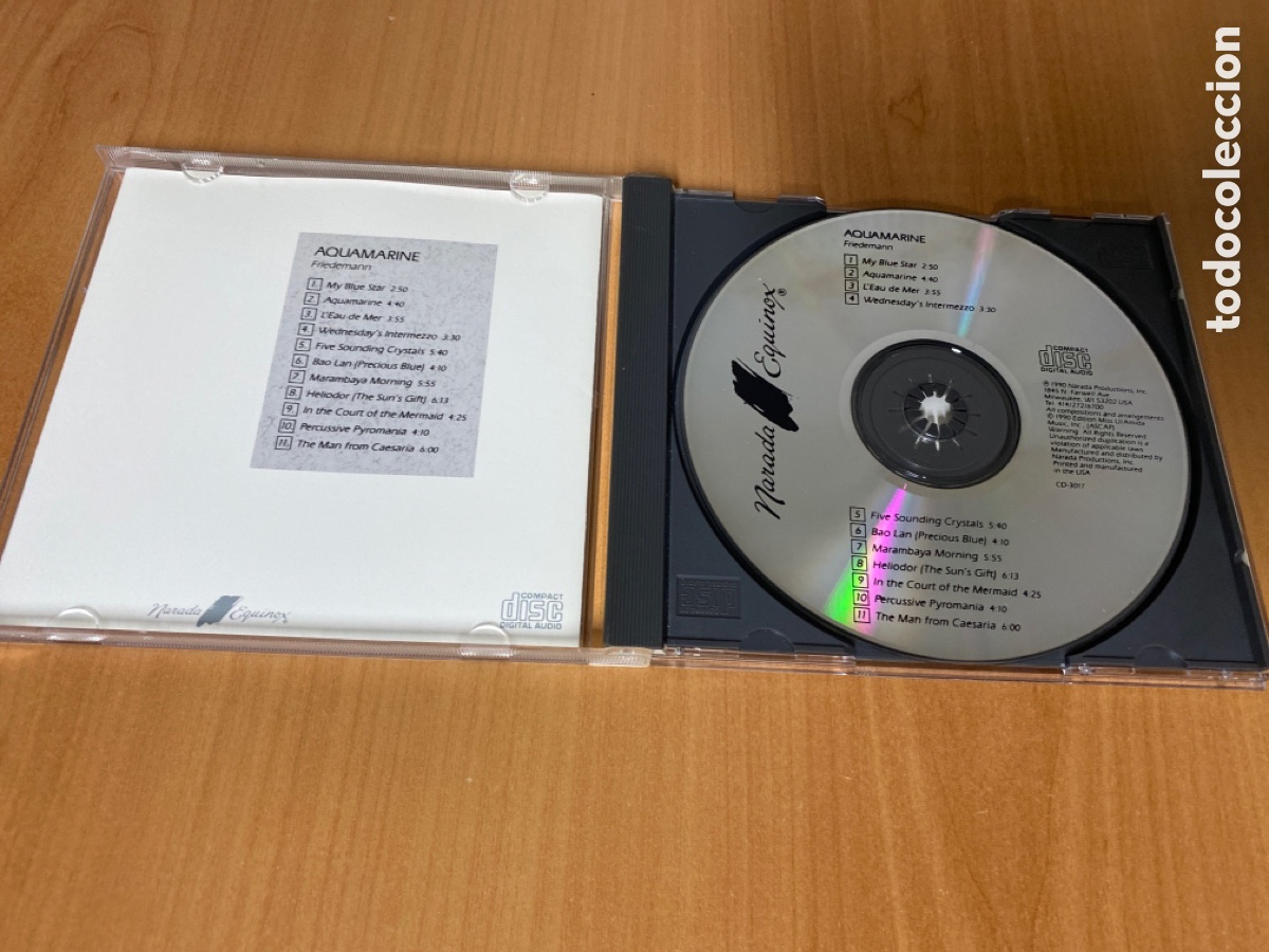 CDs de m&uacute;sica: Friedemann - Aquamarine - Foto 3