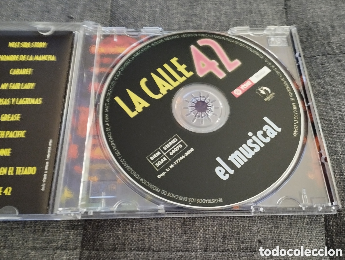 CDs de m&uacute;sica: LA CALLE 42. EL MUSICAL (CD) - Foto 2