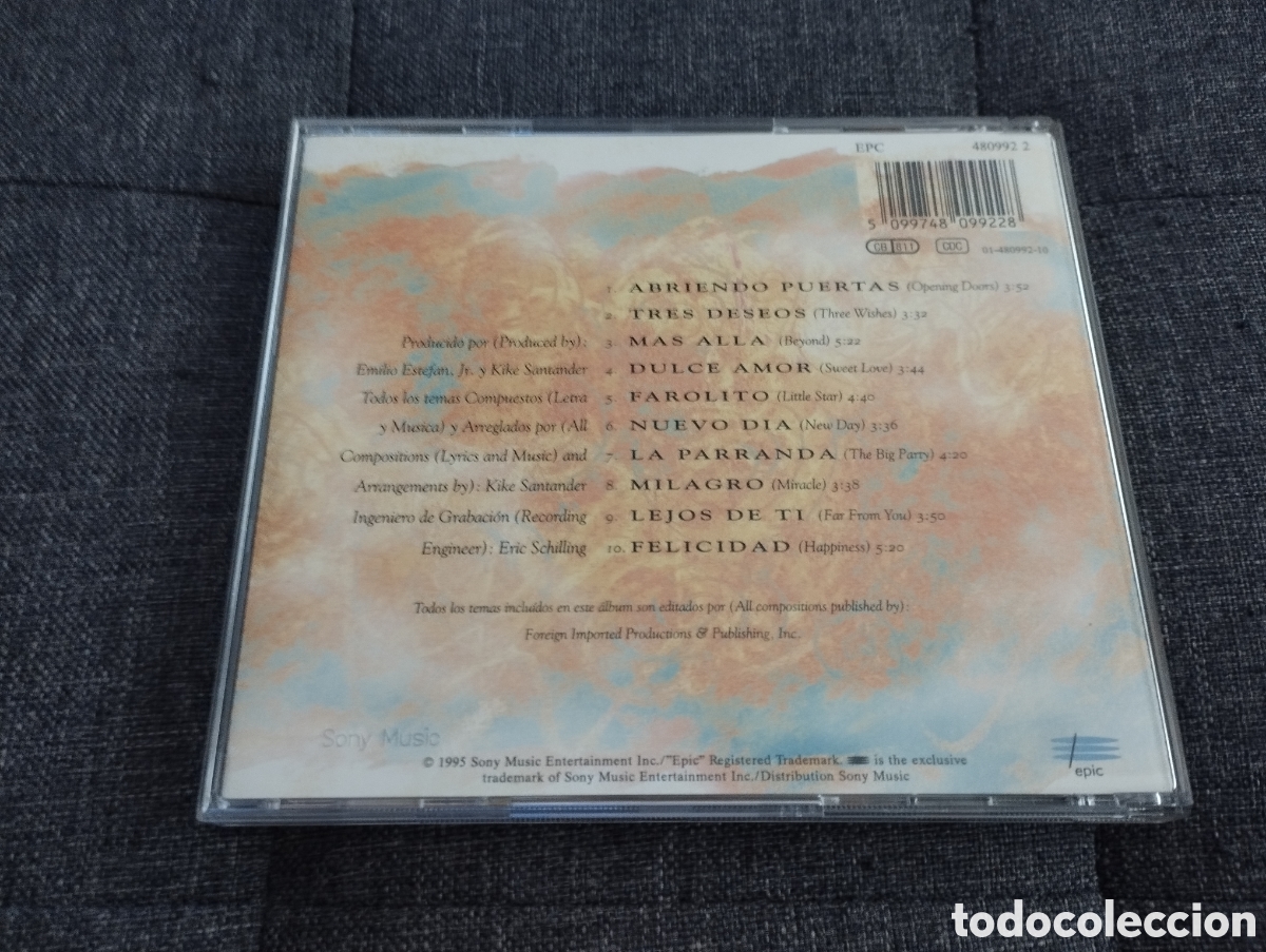 CDs de m&uacute;sica: GLORIA ESTEFAN. ABRIENDO PUERTAS (CD) - Foto 3