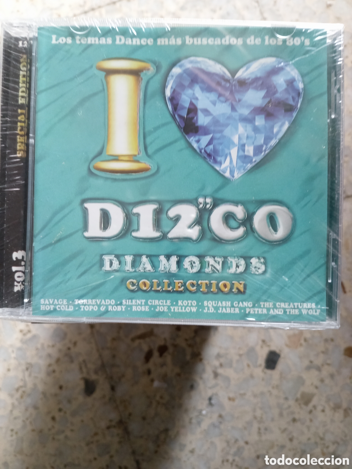 cd i love disco diamonds collection vol 3 nuevo - Compra venta en 