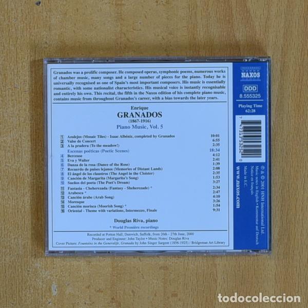 CDs de m&uacute;sica: GRANADOS - ESCENAS POETICAS - CD - Foto 2