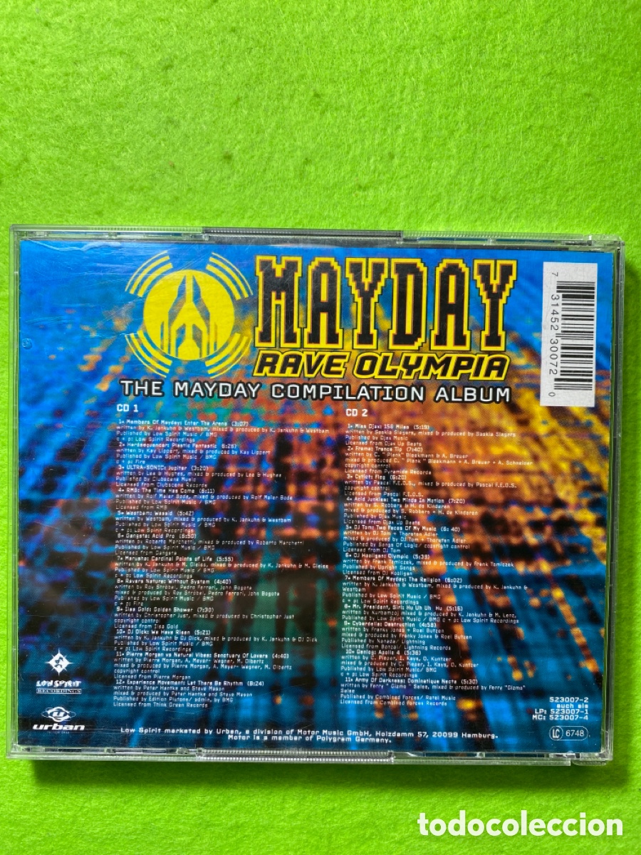 CDs de m&uacute;sica: Mayday Rave Olimpia - Foto 2