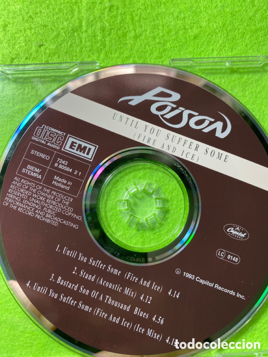 CDs de m&uacute;sica: Poison ( single promo) - Foto 3