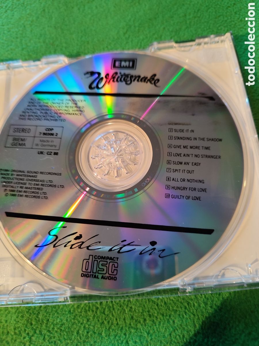 CDs de m&uacute;sica: Whitesnake - Slide It in - Foto 3