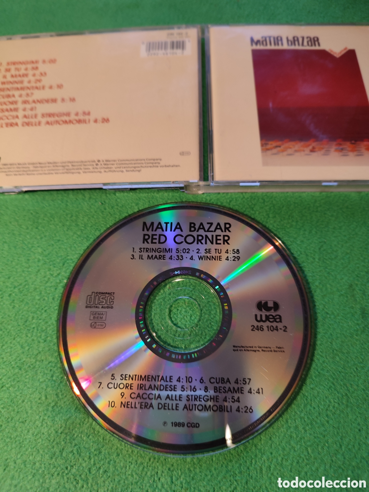 CDs de m&uacute;sica: Matia Bazar - Red C&oacute;rner - Foto 2