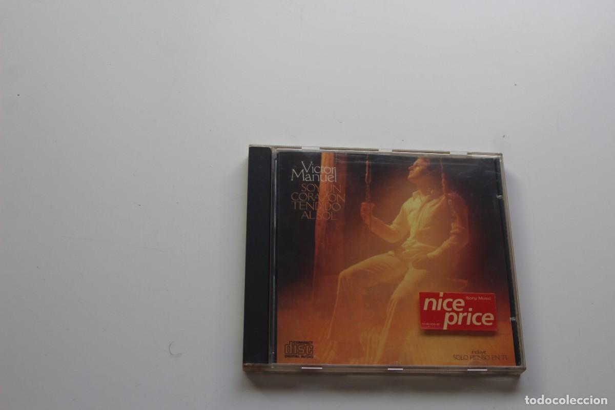 CDs de m&uacute;sica: VICTOR MANUEL SOY UN CORAZON TENDIDO AL SOL CD - Foto 1