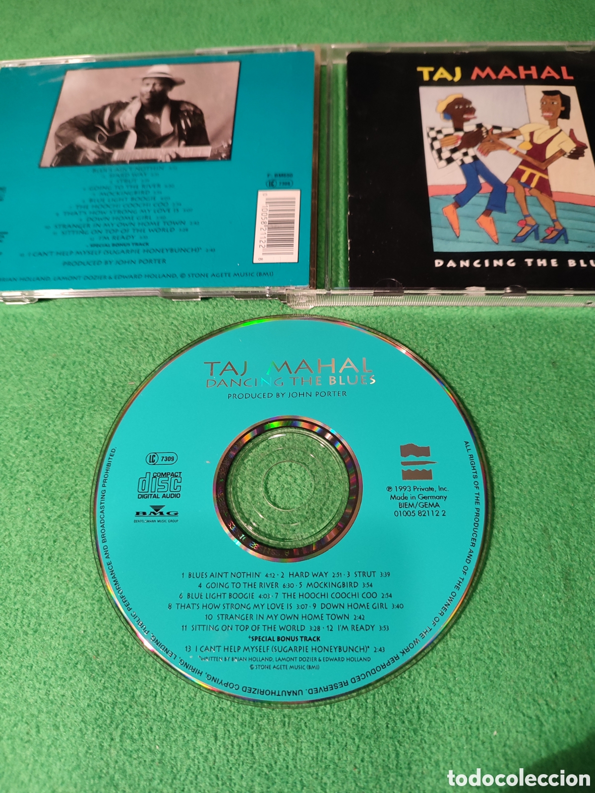 CDs de m&uacute;sica: Taj Mahal - Dancing the blues - Foto 2