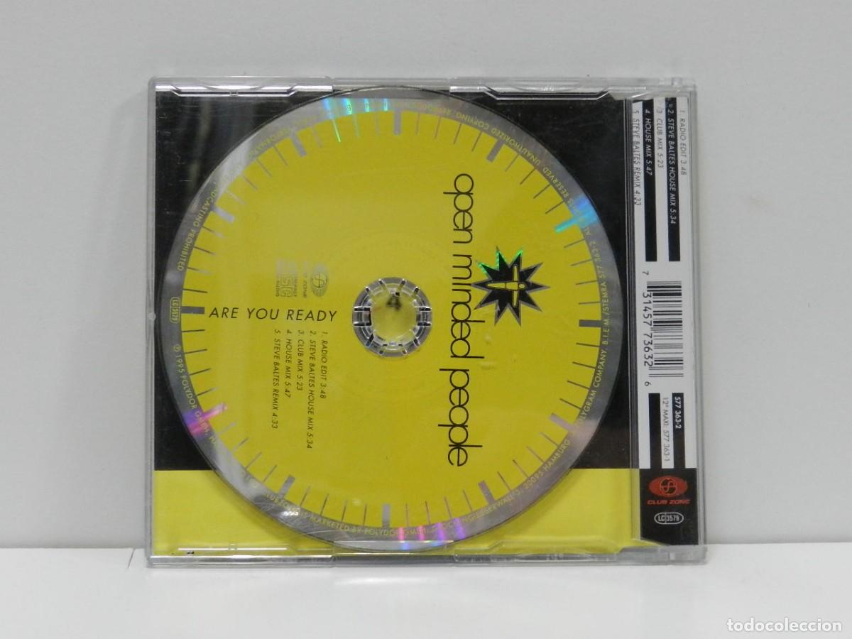 CDs de m&uacute;sica: DISCO CD. Open Minded People &ndash; Are You Ready. COMPACT DISC. - Foto 2
