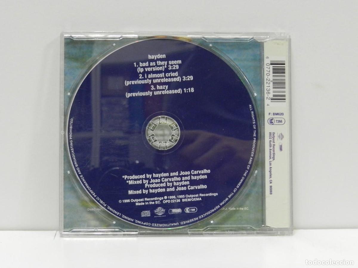 CDs de m&uacute;sica: DISCO CD. Hayden &ndash; Bad As They Seem. COMPACT DISC. - Foto 2