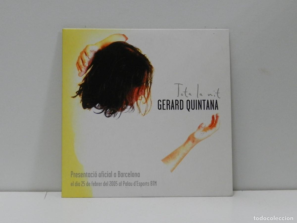 CDs de m&uacute;sica: DISCO CD. Gerard Quintana &ndash; Tota La Nit. COMPACT DISC. - Foto 1