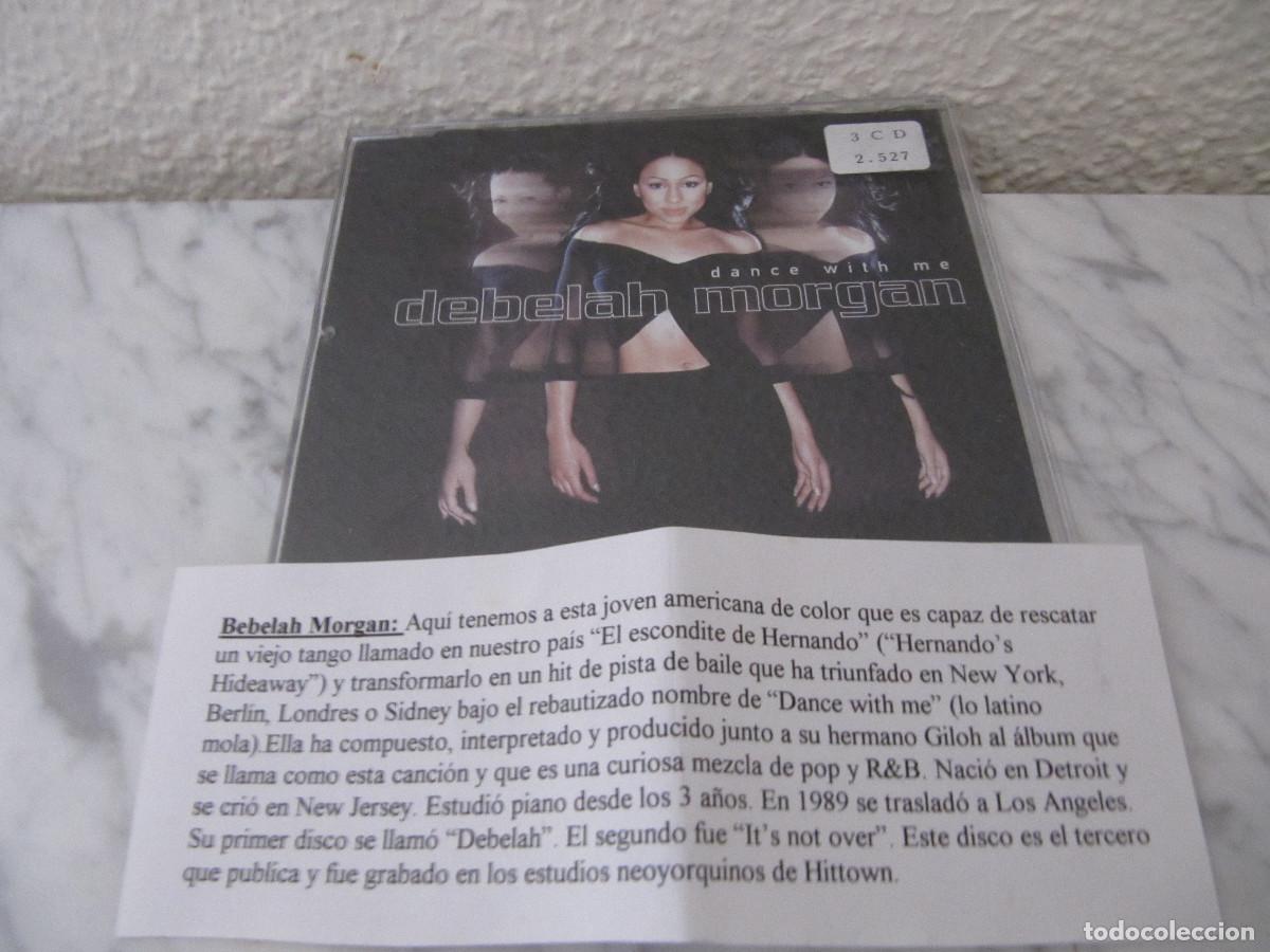 CDs de m&uacute;sica: DEBELAH MORGAN. DANCE WITH ME. CD SINGLE CADENA 100 - Foto 1